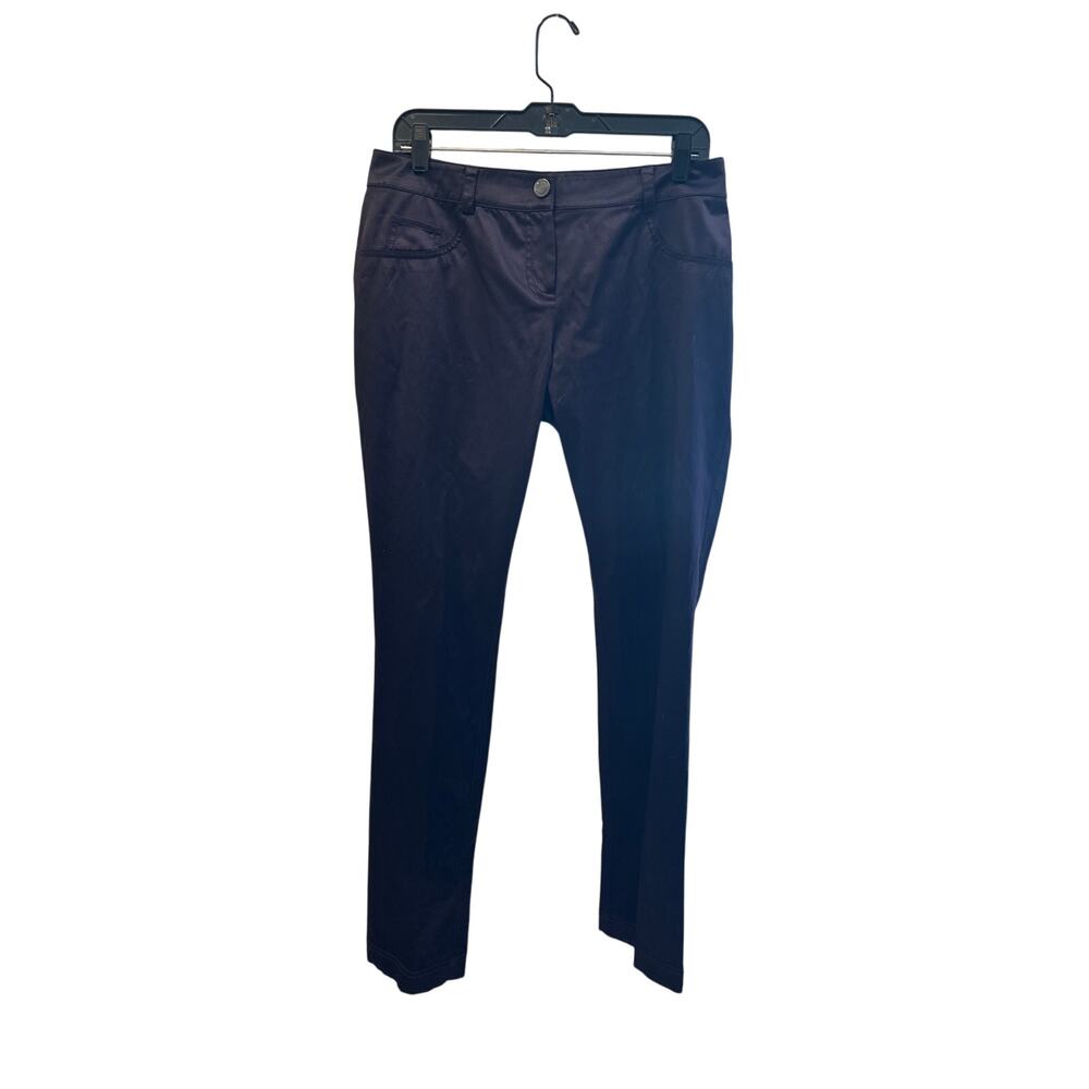 Women’s Marciano Purple Satin Pants. Size 10